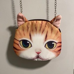 Cat crossbody purse
